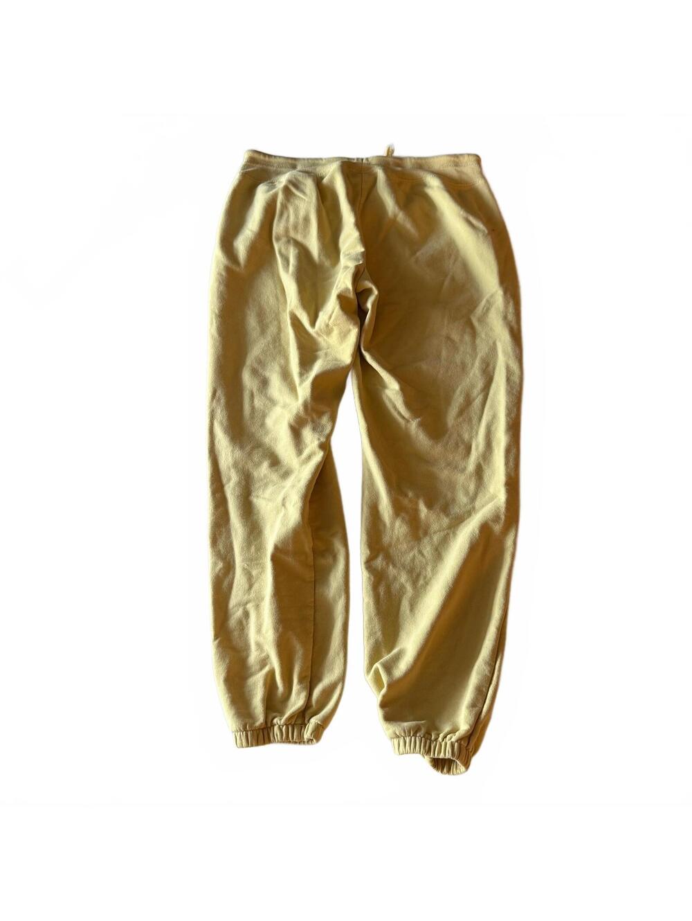 Gap Logo Banana Yellow Sweatpants Joggers Sz S Cozy Fall Back to School Trendy - Picture 4 of 4
